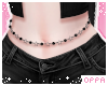 ♡ stars waist chain