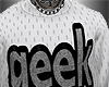 𝔁. Geekin crop tee