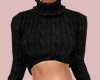 E* Black Cotton Sweater