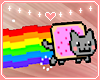 nyan cat hair pin !