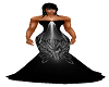 Black Rose Evening gown
