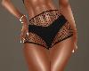 CRF* RL Black Net Shorts