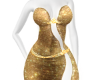 iva gold night dress
