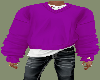 Sweatshirt w Tee Purple