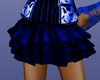 Layered Blue Skirt