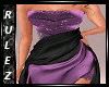 Purple Drap Gown