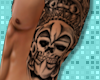 [B&M]tatoo  skull arm