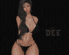 Dee Black Leather Bikini
