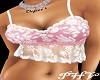 PHV Faded Red Lace Top