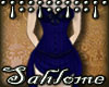 Blue Burlesque Dress