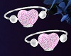 Pink Hearts Bracelets