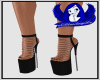 Black Silver Heels