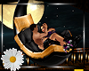 Sexy gold cuddle chair