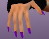 *Small Hands Purple Nail