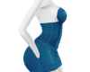 sexy blue dress