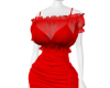 Red Ruffled Dress ML1