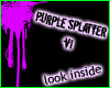 Ink Splatter - V3 Purple