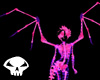 Hot Pink Bone Wings