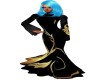 Blk n Gold Asian Gown 1
