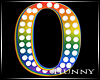 H. Rainbow Letter O