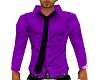 [E] Purple Shirt w/ Tie