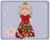 Kids Red Xmas Dress