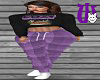 Cozy Cabin Pjs F purple