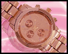 {ss}Rosegold toned watch
