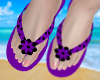 B|Flip Flops Purple ✿