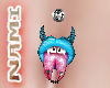 Belly Ring Blue Devil