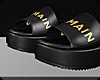 Balenc Black Gold Slides