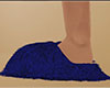 Blue Fur Slippers (F)