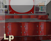 Lp:Red Bathroom Cabinet