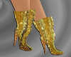 golden stock boots