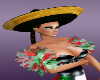 mexican hat black n gold