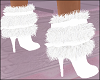 White Boots W Fur