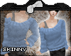 -Ƨ Powder Blue Sweater