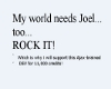 )x( I SUPPORT JOEL