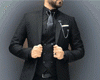 F} Luxurious black suit