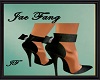 JF BLACK SATIN PUMPS