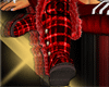 Red  Plaid Boots
