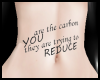 reduce carbon tattoo