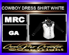 COWBOY DRESS SHIRT WHITE