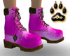 ~Oo Hot Pink Work Boots