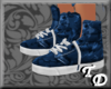 *T Camouflage Shoes blue