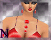 pb sexy long red dress