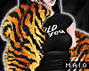 𝓒.WILD tiger fur coat