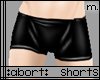:a: Black PVC Shorts M
