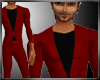 Male red full suit