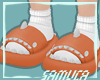 Shark Slipper Orange